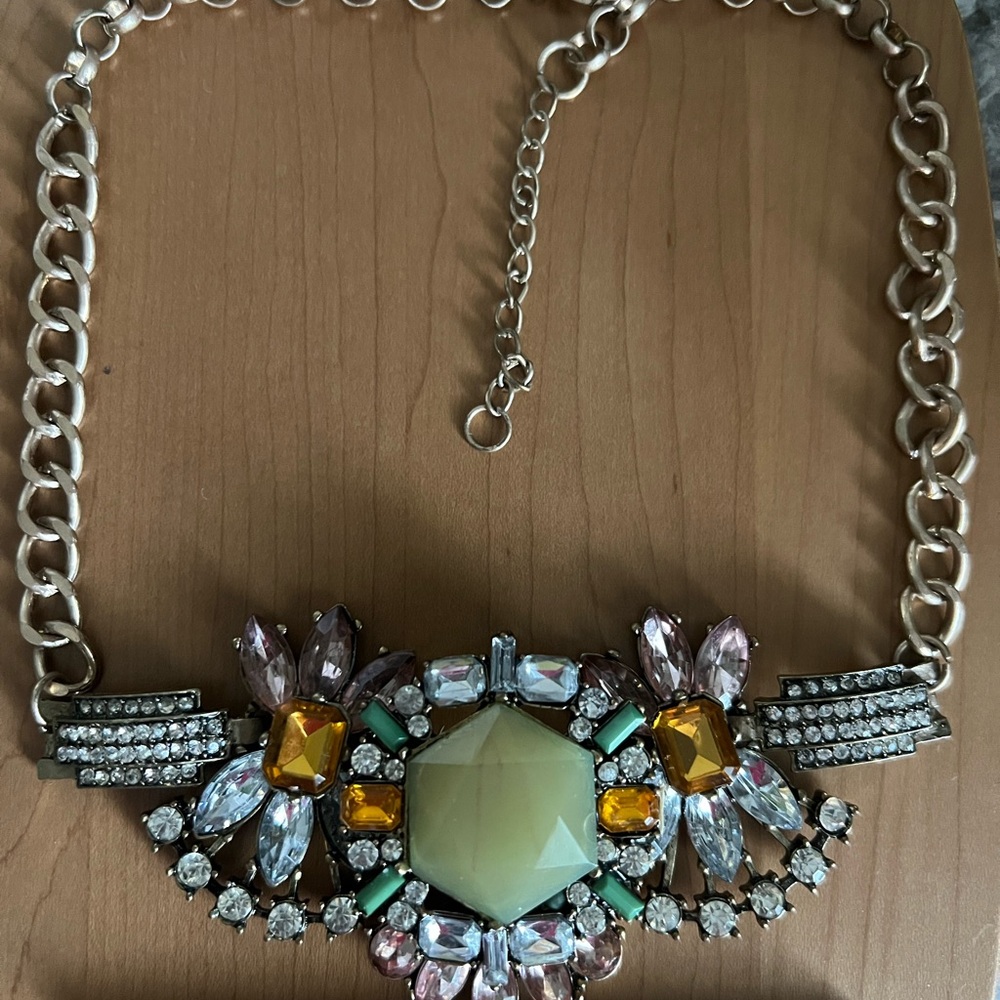 Elegant Multicolor Statement Necklace